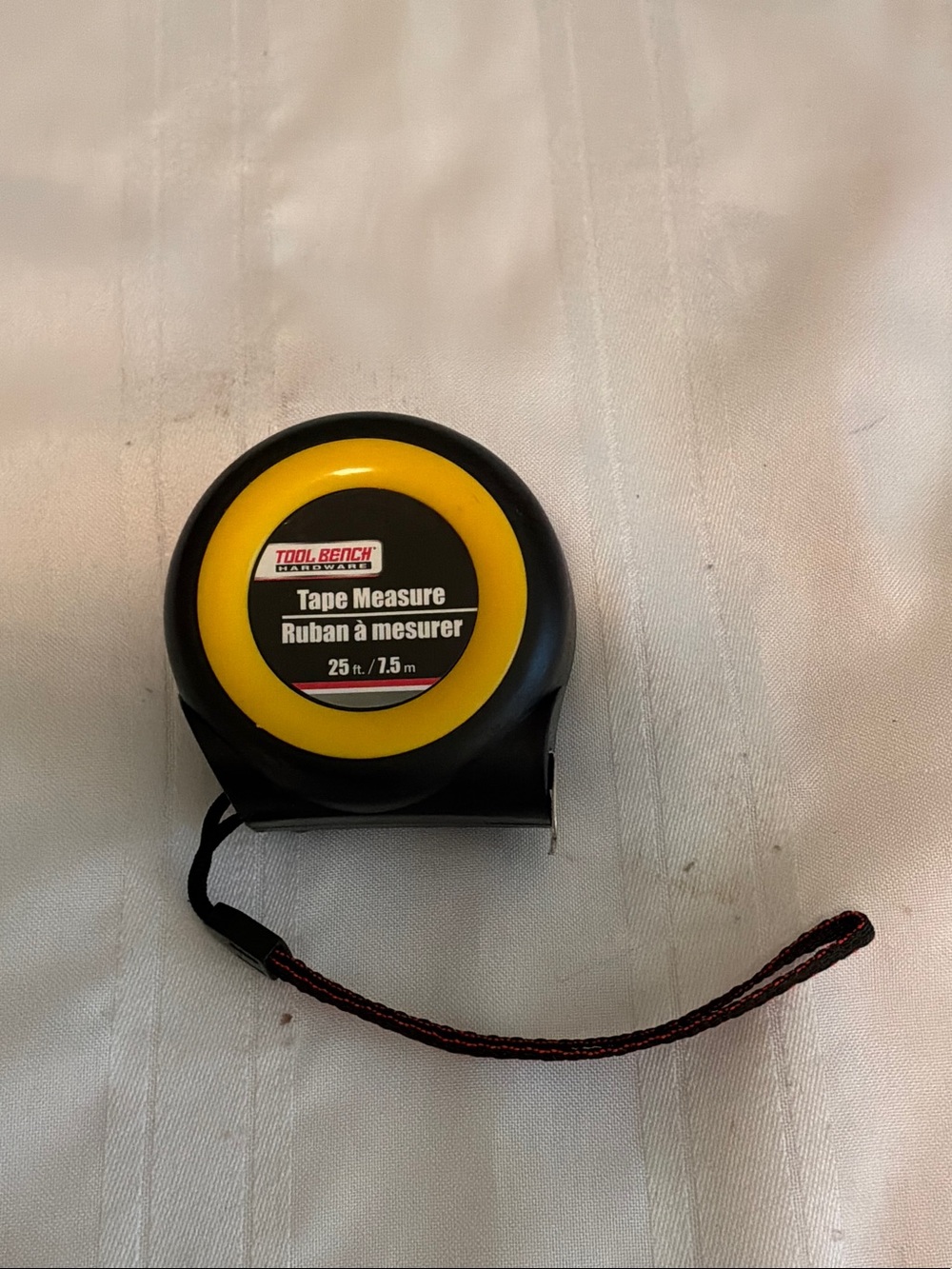 25 ft Tape Measure in Black and Yellow